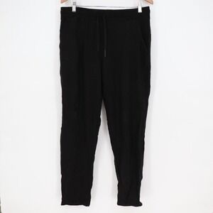 Boody Sweatpants Mens XL Black Stretch Slash Pockets Drawstring Waist Streetwear